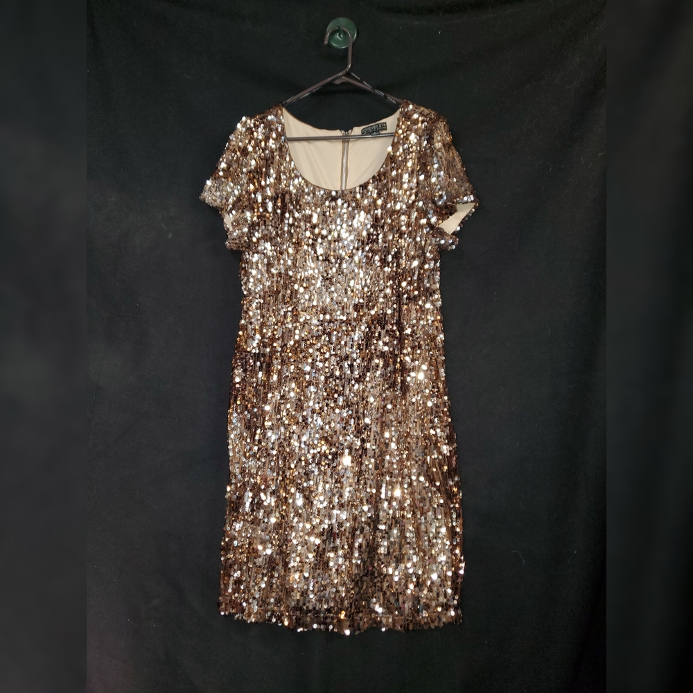 Forever 21 Gold Sequin Mini Dress